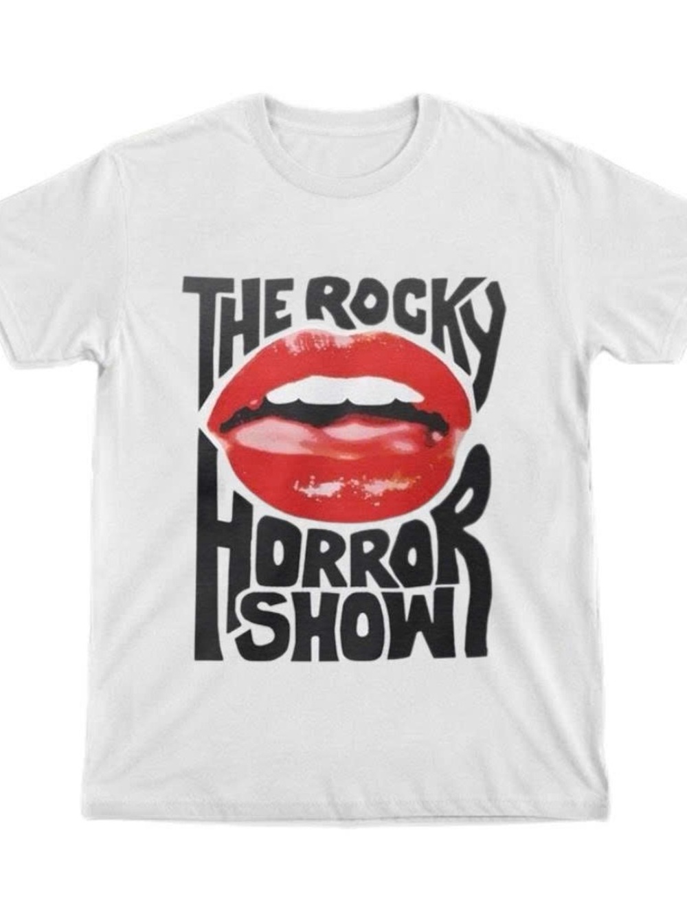 Gildan Shirt Tim Curry The Rocky Horror Show White Graphic Tee